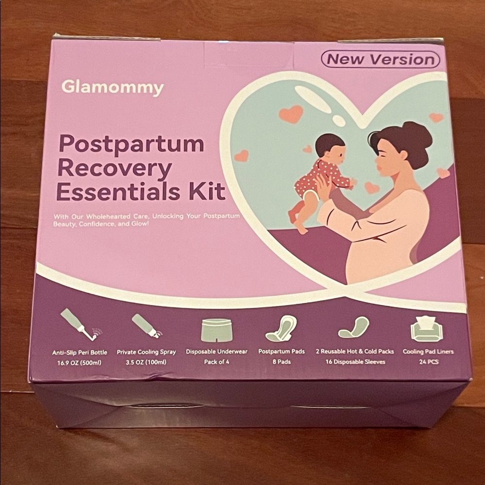 Glamommy Delivery & Postpartum Recovery Essentials Kit - NEW Version